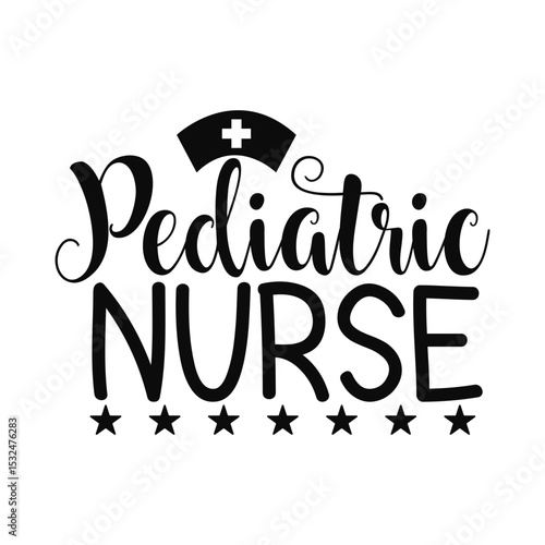 Pediatric Nurse Adorable Medical Design for Children’s Healthcare