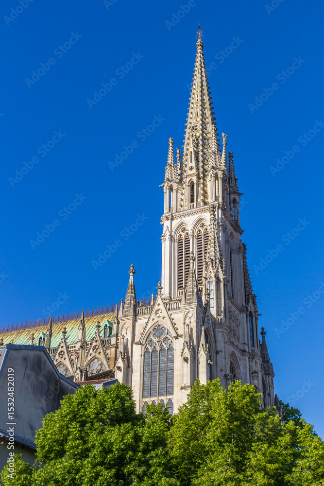 Obraz premium Tower of the historic basilica in Nancy, France