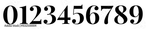 black color number 1 2 3 4 5 6 7 8 9 0. 
