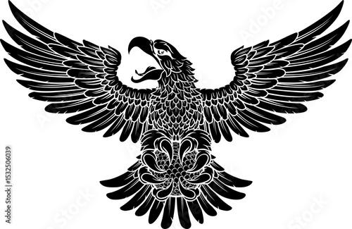 Bald Eagle Hawk Flying Golf...