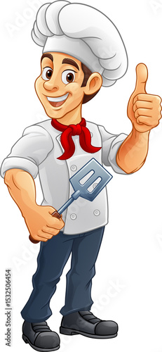 Chef Baker Cartoon Cook Foo...