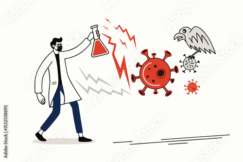 Scientist fights coronavirus pandemic with cure