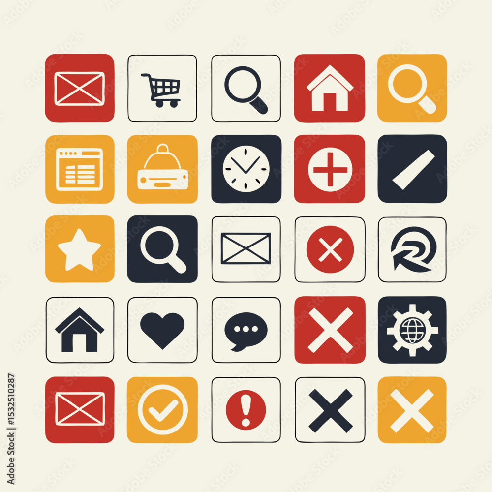web and internet icons web and internet icons