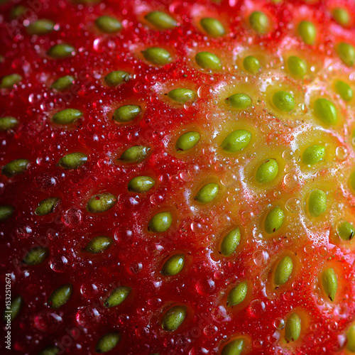 Wallpaper Mural strawberry close up, texture Torontodigital.ca