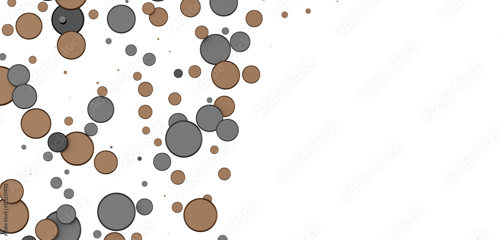 Multicolored confetti on white Multicolored confetti on white