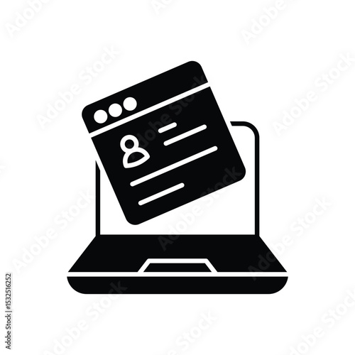 Blog Writing Vector icon
