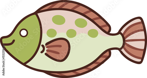 Vibrant blue tang fish illustration on white background