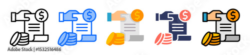 Bill multiple icon
