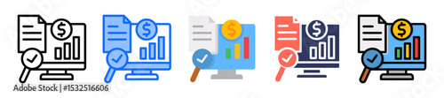Revenue Monitoring multiple icon