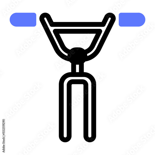 This Handlebar icon is suitable for Bycycle, Sport, Healthy Lifestyle, etc