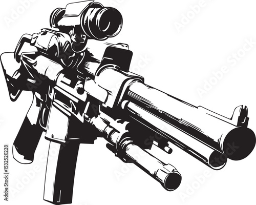machine gun