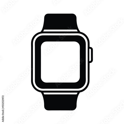 Smartwatch Icon Outline Vector Illustration