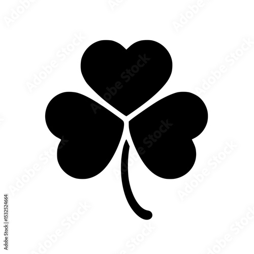 St. Patrick's Day Shamrock Simple SVG