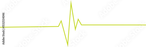  heartbeat pulse rate line. Health and Medical concept. EKG Pulse Wave, cardiogram and rhythm