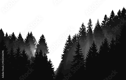 Forest Silhouette 02