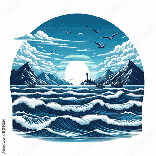 The raging sea (2)
