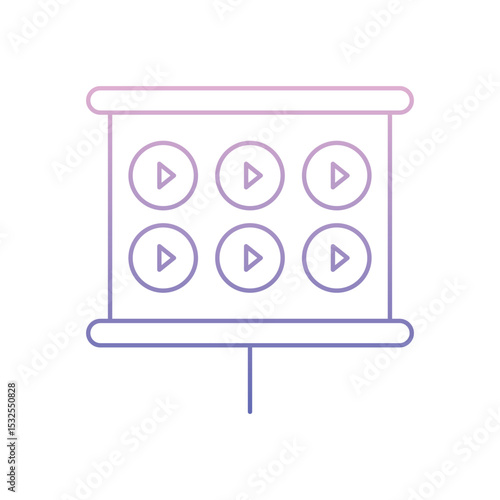 Storyboarding Vector icon