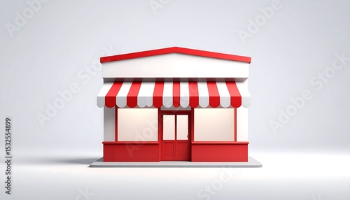 3D storefront icon
