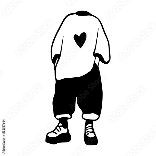 casual youth fashion illustration