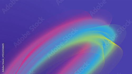 Colorful Gradients Waves Modern abstract background with abstract gradient linear waves.
