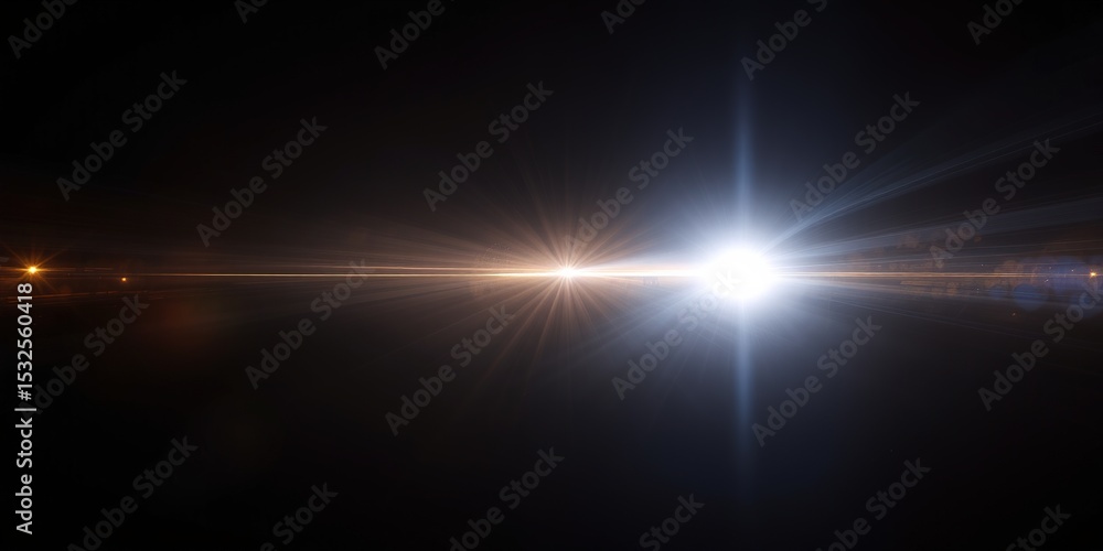 Obraz premium Abstract Lens Flare Effect for Digital Imagery