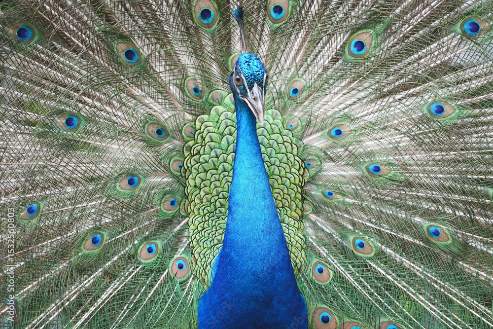 Obraz premium close up of peacock