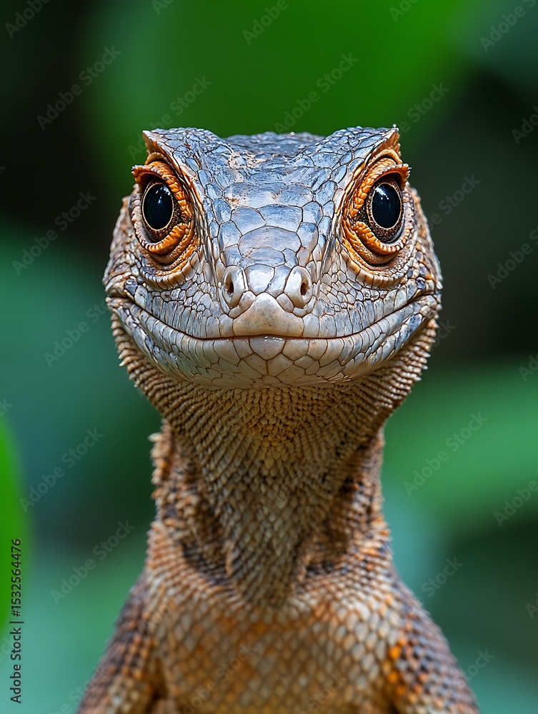 Fototapeta premium Close-up of a lizard