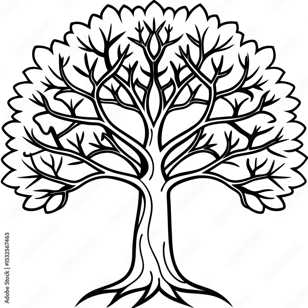 Obraz premium Magical Tree in Enchanted Woods