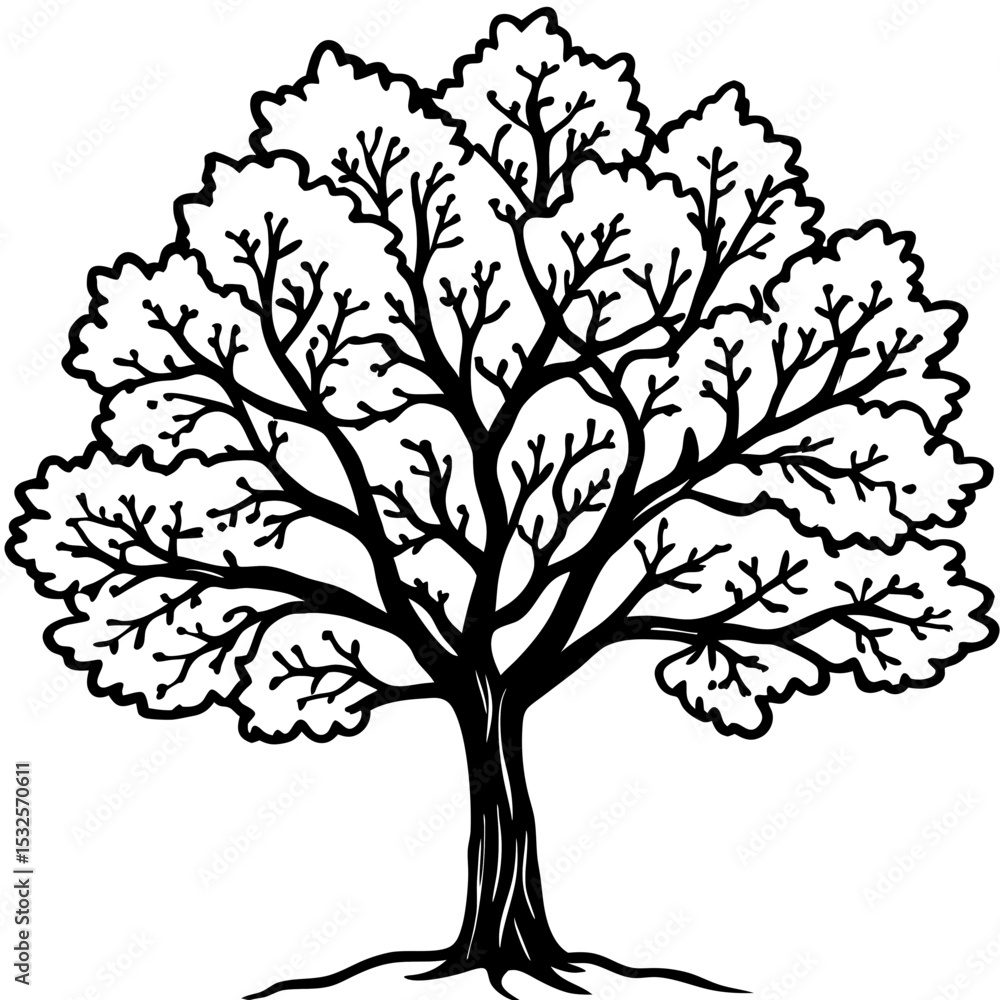 Obraz premium Pastel Blossom Tree Design