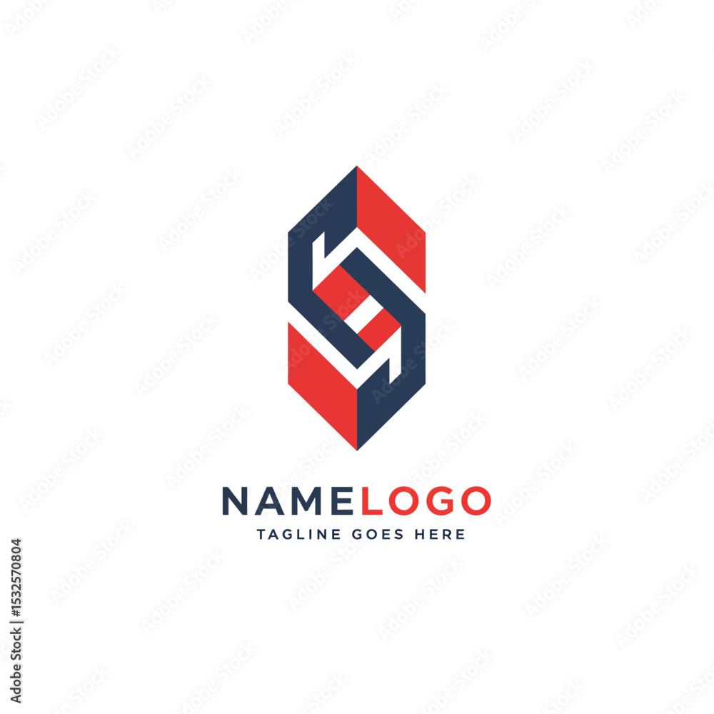 Fototapeta premium Abstract business company logo design vector illustration