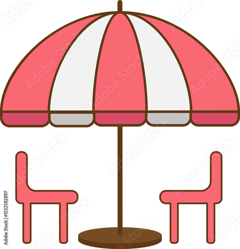 그늘을 제공하는 파라솔