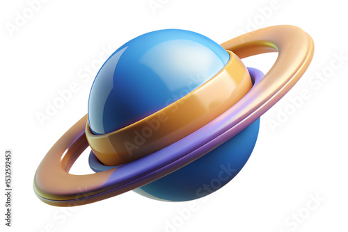 Playful 3D Space Icon