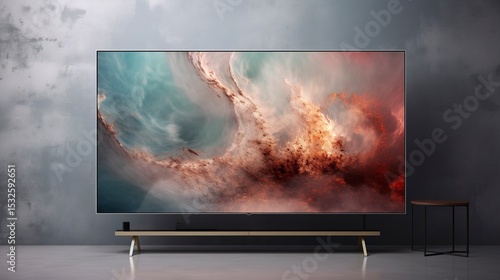 A photo of a large-screen LED TV