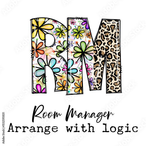 Room Manager Arrange With Logic Floral Leopard Design