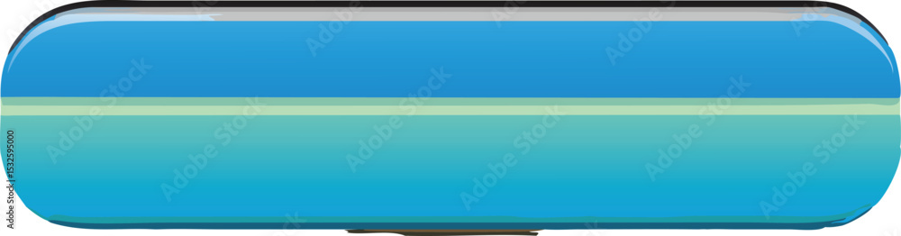Obraz premium Blue web button. Blank button. Vector illustration