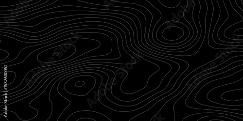 White wave paper curved reliefs abstract background, Vector geographic contour map. Topographic map patterns, topography line map. Vintage outdoors style 