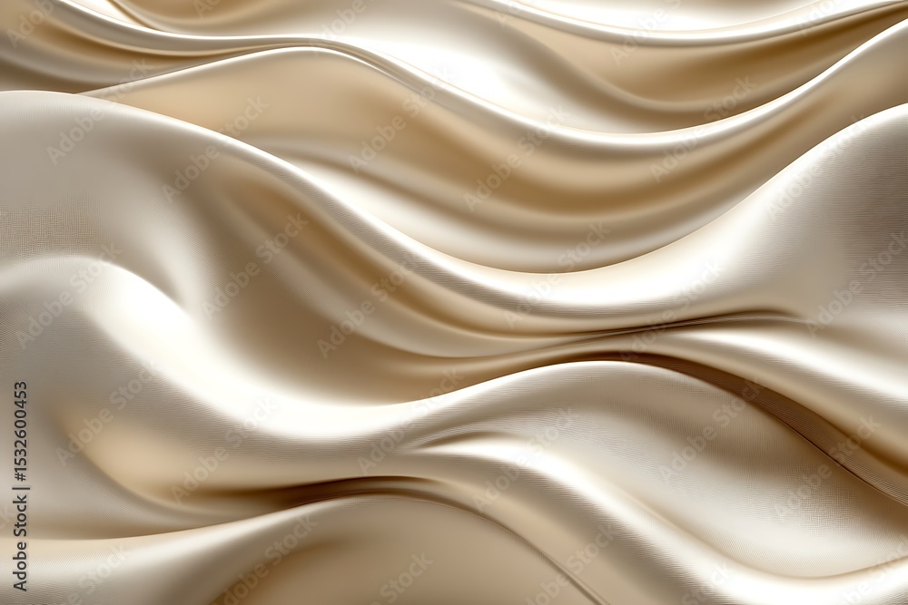 Obraz premium Cream silk fabric texture