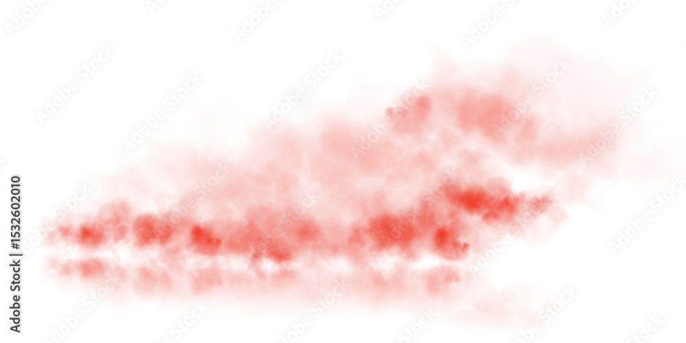 Fototapeta premium Incredible and Beautiful Red Smoke Background. A Stunning Magical Vapor and Fog Effect That Captivates You