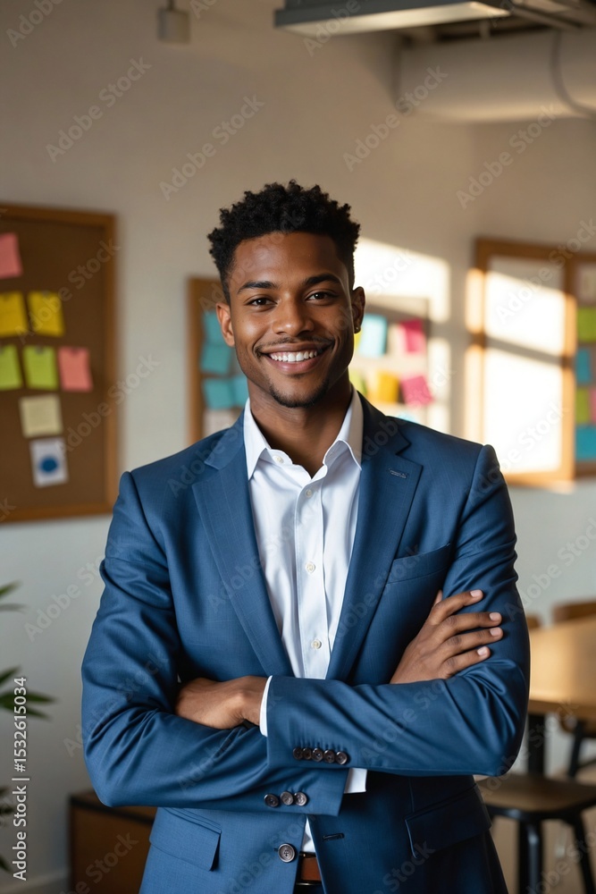 Fototapeta premium Smart Office Technology: Future Workplace & Digital Transformation
