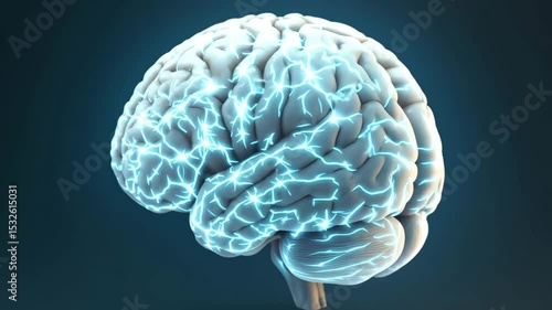 3d rendered illustration of human brain