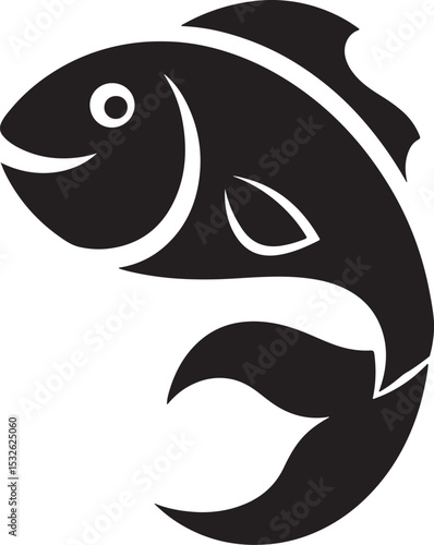 cartoon fish head