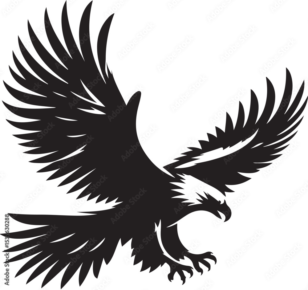 Fototapeta premium Abstract geometric shape silhouette isolated on white background