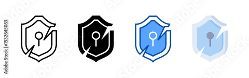 Unprotected icon set bundle. Multi style icon collection perfect for websites, apps, and presentations. Simple vector icon collection