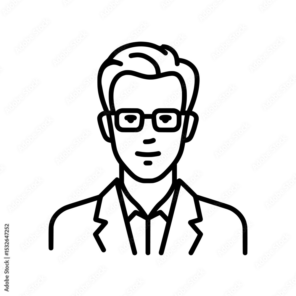 User icon in flat style, Person icon, User icon for web site, User icon modern illustration becomes a set of icons for user representation User icon in flat style, Person icon, User icon for web site, User icon modern illustration becomes a set of icons for user representation