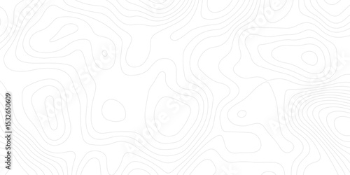 "Abstract topographic contour line pattern on a white background, resembling elevation maps or terrain models. Ideal for minimal design, mapping visuals, tech interfaces, or background textures"