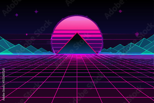 abstract bridge vector