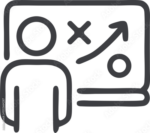 Business Strategy Planning Session Icon