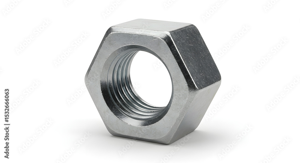 Close-up of a Metal Nut Close-up of a Metal Nut
