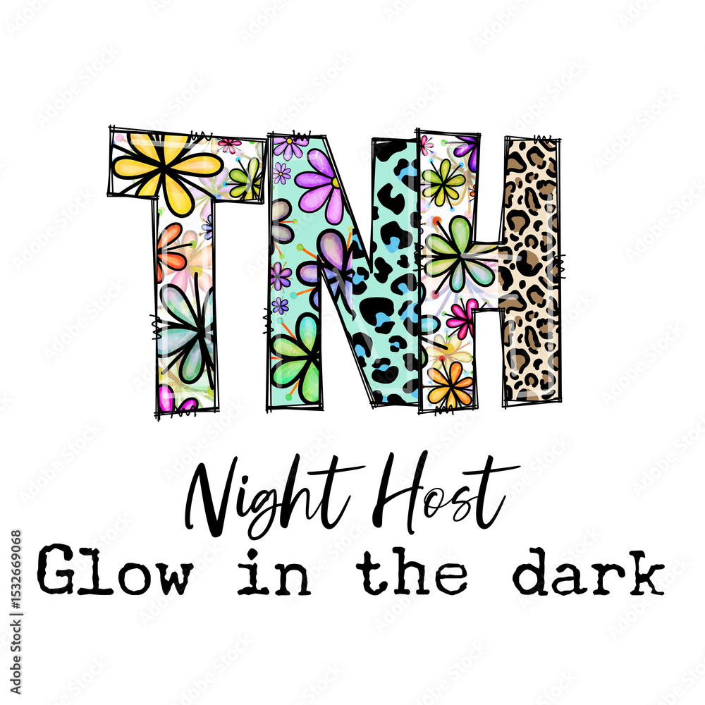 Obraz premium TN Night Host Glow in the Dark Design