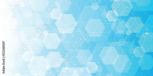 modern health care abstract background with lines, and hexagons. eps 10
